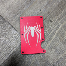 Spiderman Engraved Slim Wallet - Metal - RFID Blocking