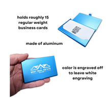 Custom Engraved Business Card Case Holder