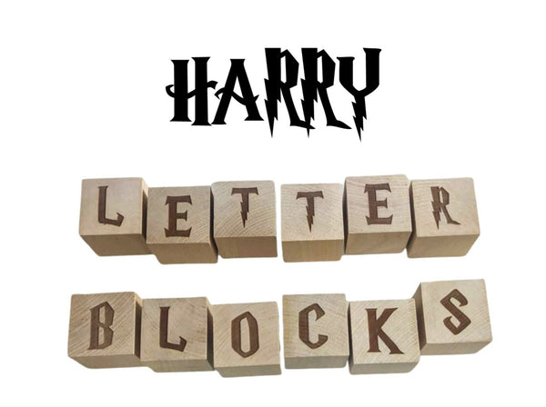 Harry Potter Wood Letter Blocks