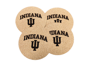 Indiana University Hoosiers Cork Coaster Set