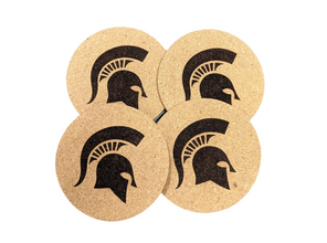 Michigan State Spartans Cork Coaster Set