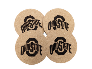 Ohio State Buckeyes Cork Coasters