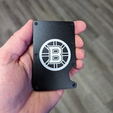 Boston Bruins Engraved Metal Slim Wallet