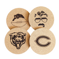 Chicago Bears Cork Coasters - Ditka