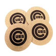 Chicago Cubs Cork Coasters