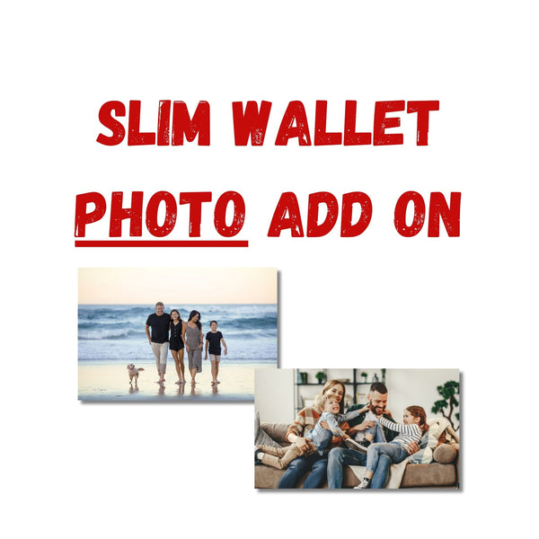 Custom Slim Wallet Photo Add On