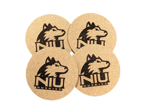 Northern Illinois Huskies Cork Coaster Set