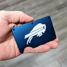 Buffalo Bills Engraved Slim Wallet - Metal - RFID Blocking