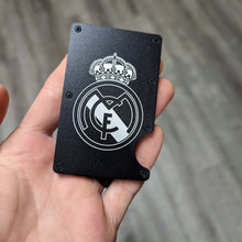 Real Madrid Engraved Slim Wallet - Metal - RFID Blocking