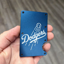 Los Angeles Dodgers Engraved Slim Wallet - Metal - RFID Blocking