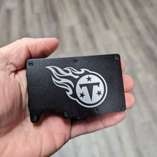 Tennessee Titans Engraved Metal Slim Wallet