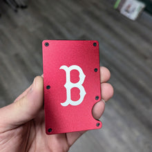 Boston Red Sox Engraved Metal Slim Wallet