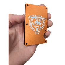 Chicago Bears Engraved Slim Wallet - Metal - RFID Blocking