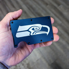 Seattle Seahawks Engraved Metal Slim Wallet