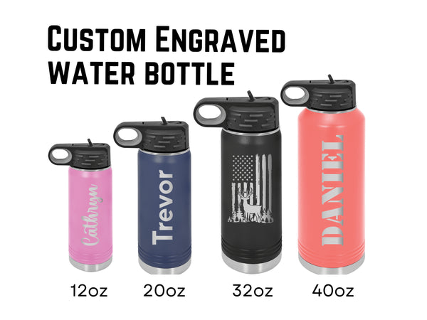 Custom Engraved Water Bottles