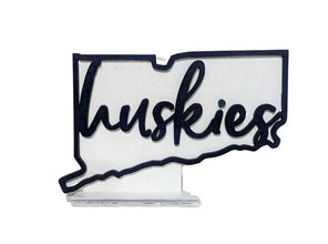 UConn Huskies Shelf Sign - R2 Creative Designs