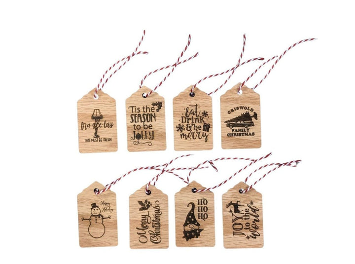 Holiday Gift Tag 5 Pack Set - R2 Creative Designs
